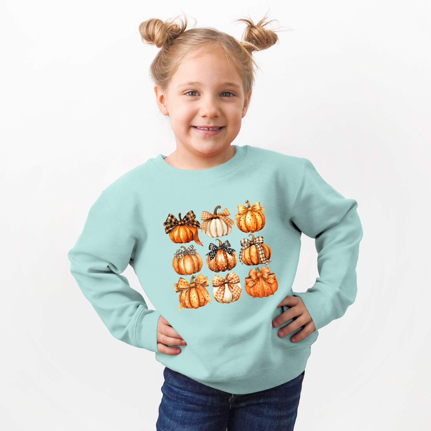 Coquette Fall Pumpkin Chart | Toddler Graphic Sweatshirt