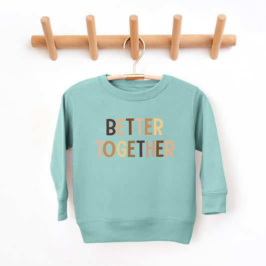 Better Together Equality | Toddler Graphic Sweatshirt