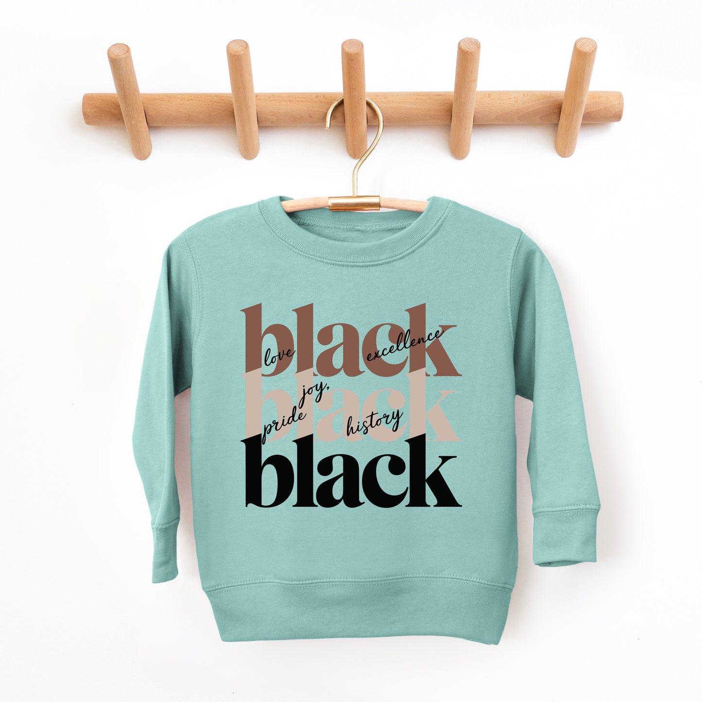 Black History Stacked | Toddler Graphic Sweatshirt