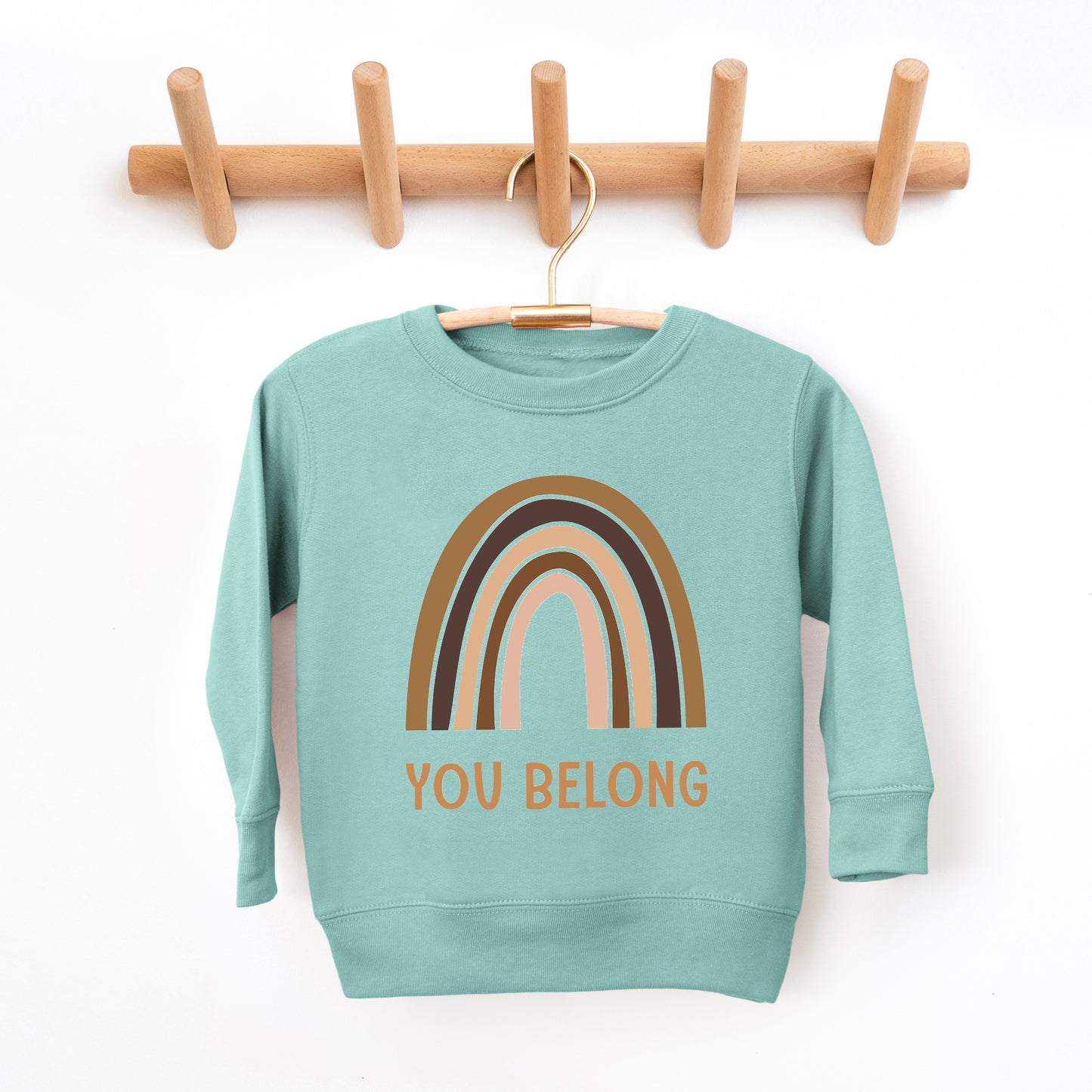 You Belong Rainbow | Toddler Graphic Sweatshirt