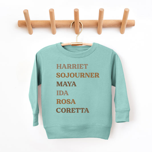 Black History Women | Toddler Graphic Sweatshirt