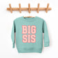 Big Sis Distressed | Toddler Graphic Sweatshirt