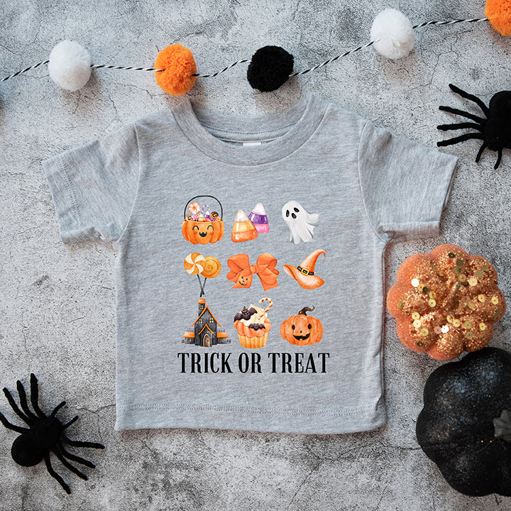 Trick Or Treat Chart | Youth Graphic Short Sleeve Tee