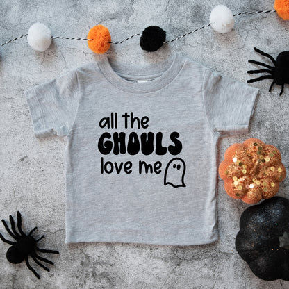 All The Ghouls Ghost | Toddler Short Sleeve Crew Neck