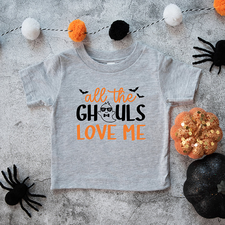 All The Ghouls Love Me Bats | Toddler Graphic Short Sleeve Tee