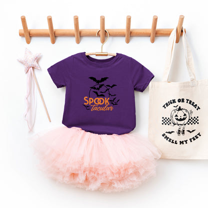 SpookTacular Glitter | Toddler Graphic Short Sleeve Tee