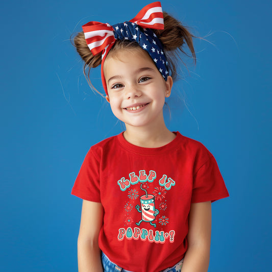 Keep It Poppin' Firework | Toddler Graphic Short Sleeve Tee