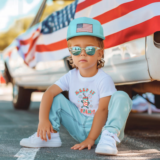 Keep It Poppin' Firework | Youth Graphic Short Sleeve Tee