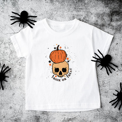 Trick Or Treat Skull | Youth Graphic Short Sleeve Tee