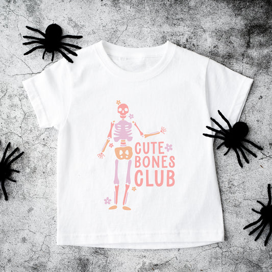 Cute Bones Club | Youth Graphic Short Sleeve Tee