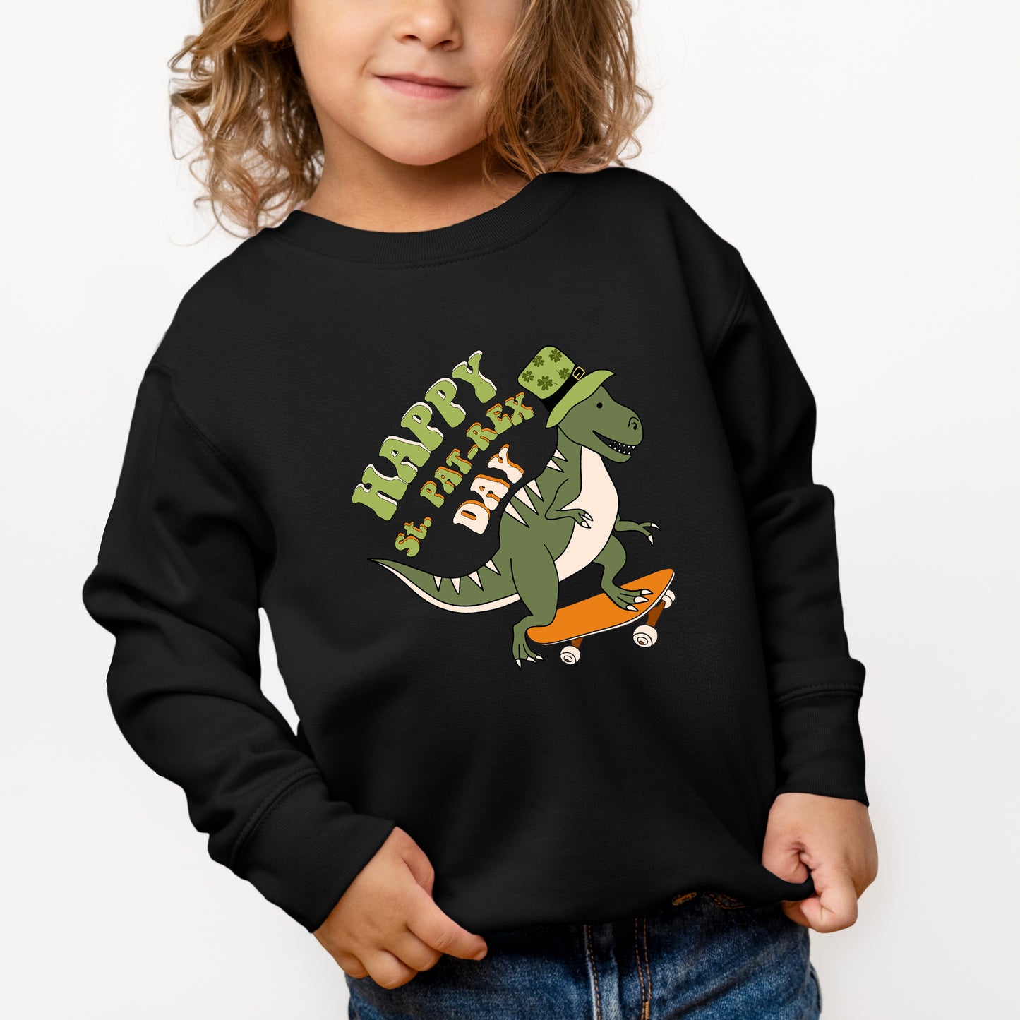 Happy St. Pat-Rex Day | Toddler Sweatshirt