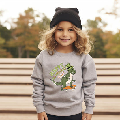 Happy St. Pat-Rex Day | Toddler Sweatshirt