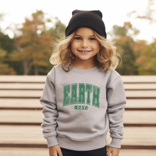 Earth Day Varisty | Toddler Graphic Sweatshirt