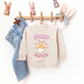 Hoppy Easter Chick Colorful | Toddler Graphic Sweatshirt