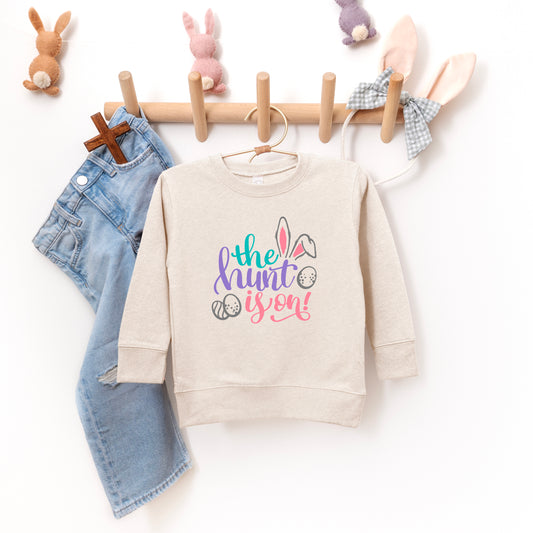 The Hunt Is On Easter | Toddler Graphic Sweatshirt