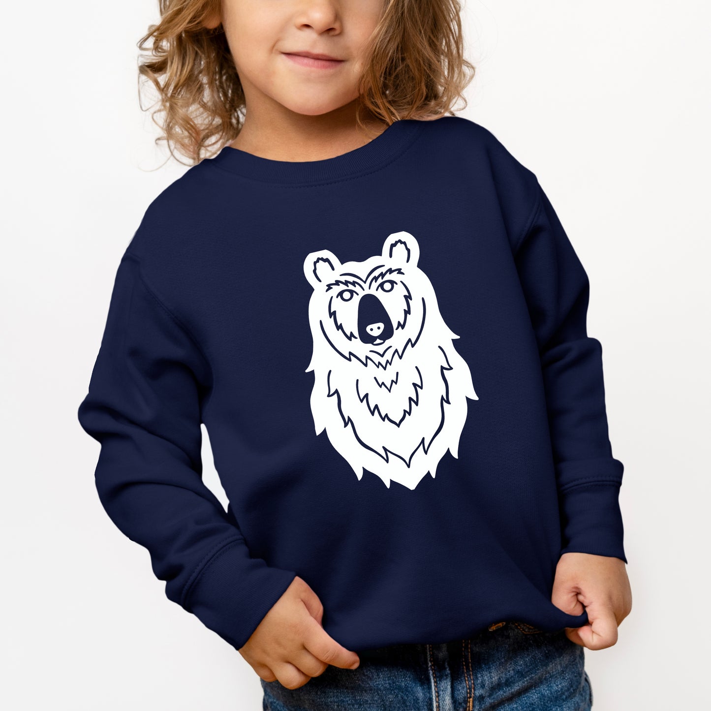 Bear Head | Toddler Graphic Sweatshirt