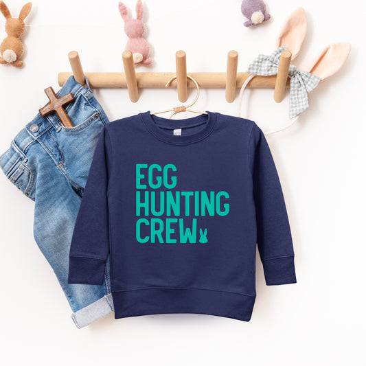 Egg Hunting Crew Bunny | Toddler Graphic Sweatshirt