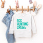 Egg Hunting Crew Bunny | Toddler Graphic Sweatshirt
