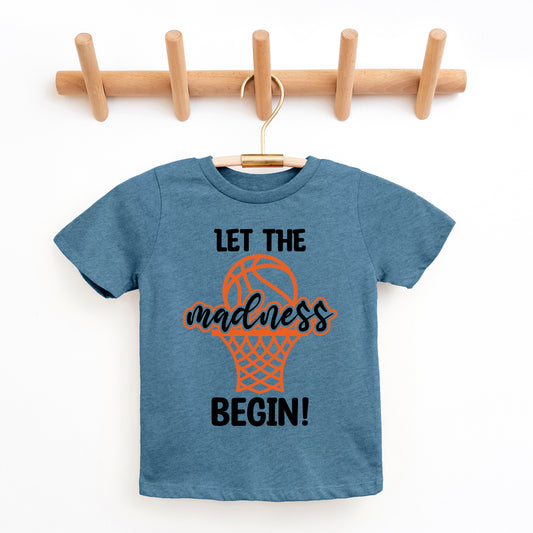 Basketball Madness Hoop | Youth Graphic Short Sleeve Tee