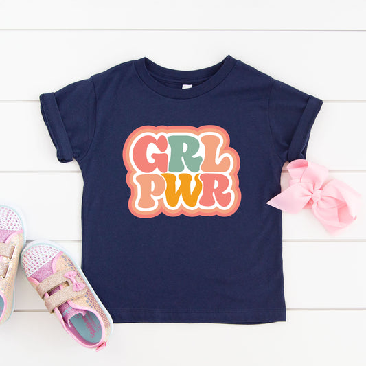 Girl Power Retro | Toddler Graphic Short Sleeve Tee