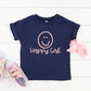 Happy Girl Smiley Face | Youth Graphic Short Sleeve Tee