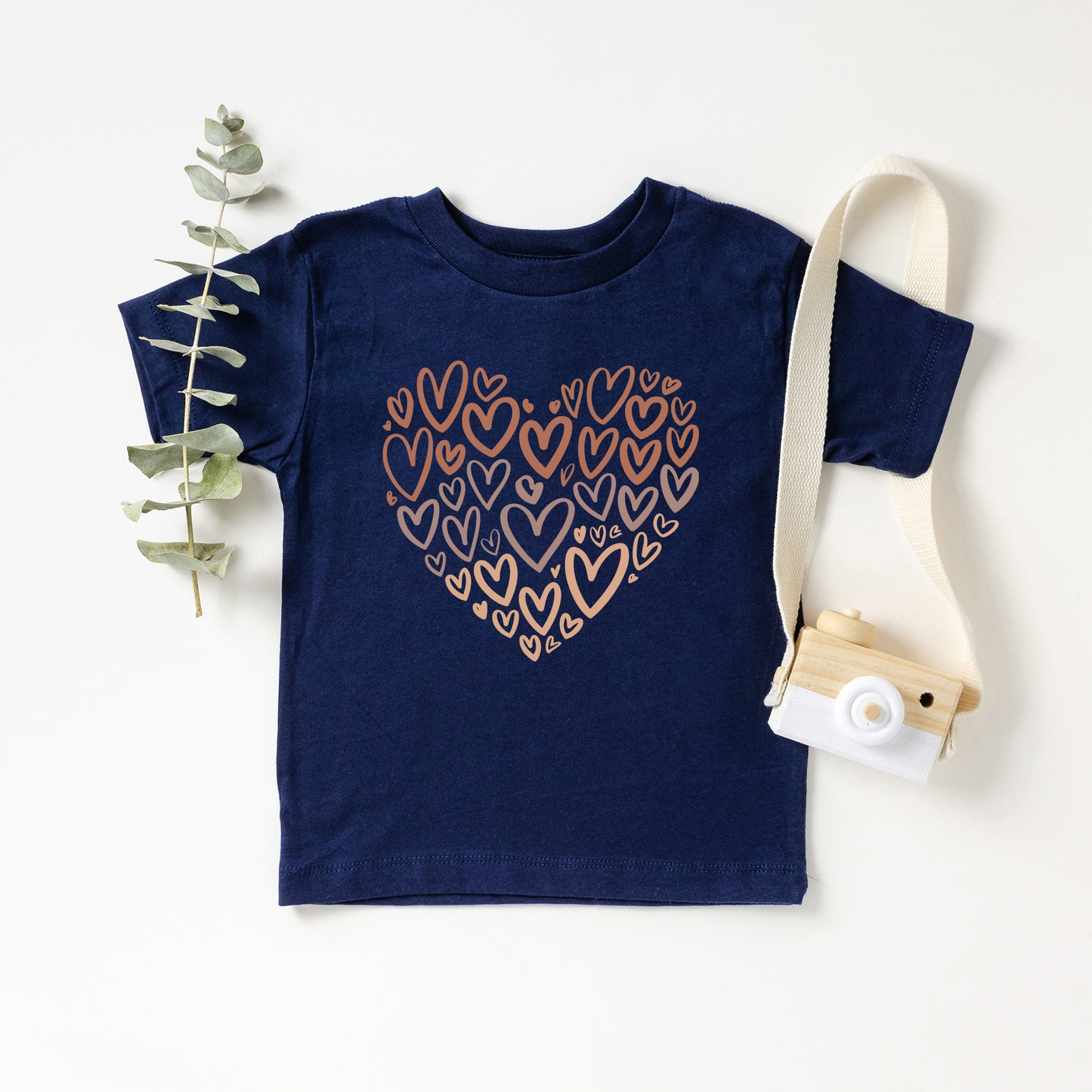 Black History Hearts | Toddler Graphic Short Sleeve Tee