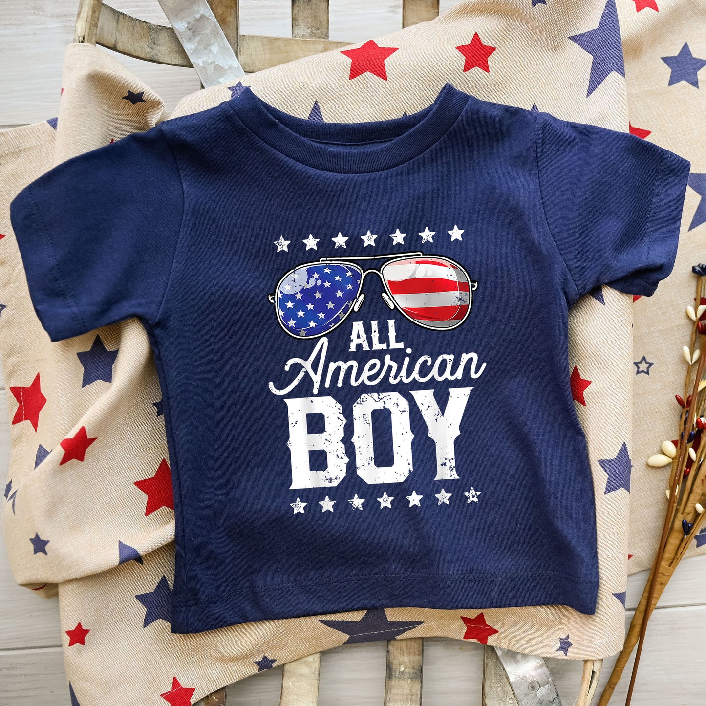 All American Boy | Youth Graphic Short Sleeve Tee