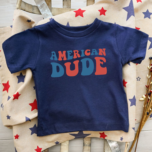 American Dude | Toddler Graphic Short Sleeve Tee