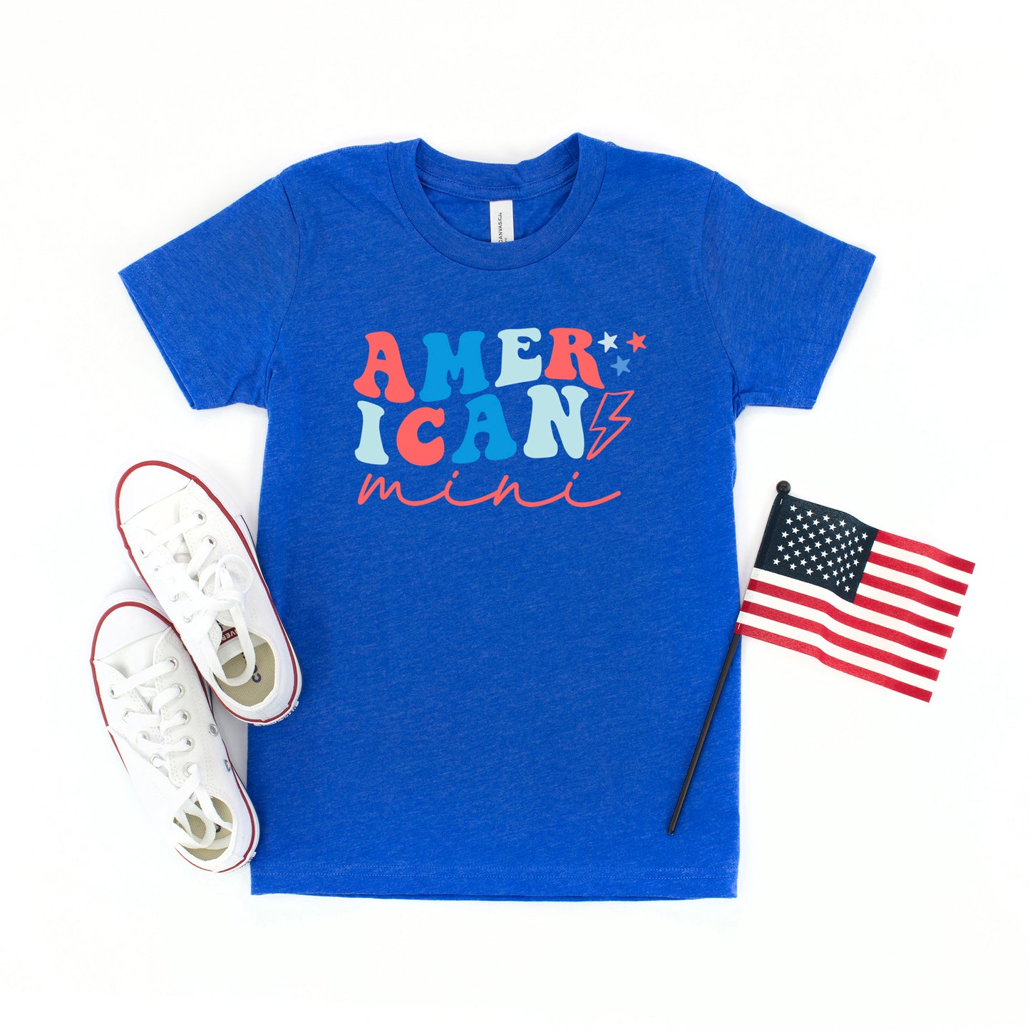 American Mini Lightning Bolt | Toddler Graphic Short Sleeve Tee