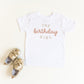 The Birthday Girl | Toddler Graphic Short Sleeve Tee