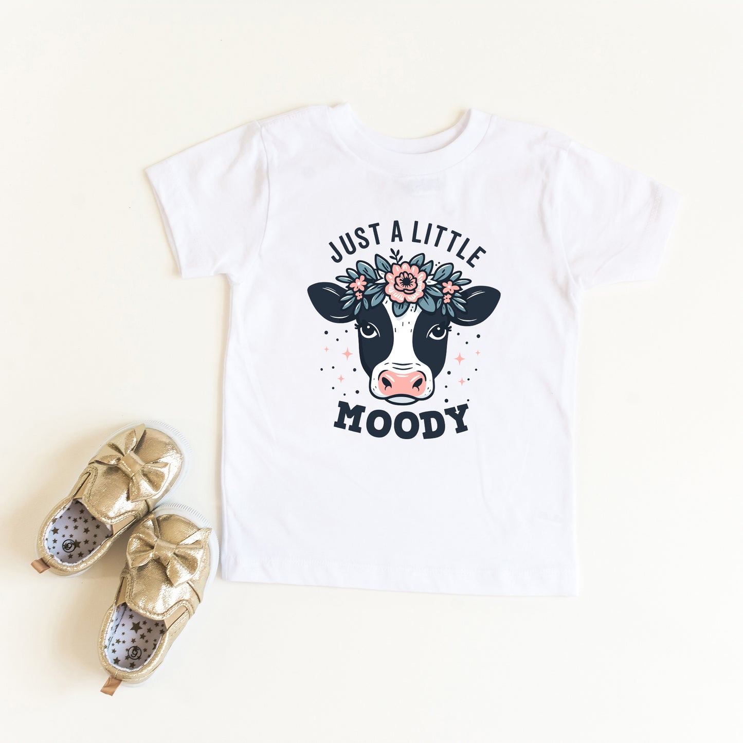 A Little Moody | Toddler Graphic Short Sleeve Tee