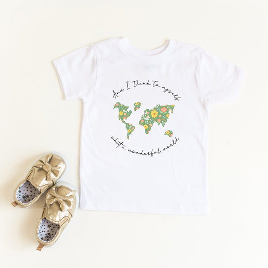 What A Wonderful World | Youth Graphic Short Sleeve Tee