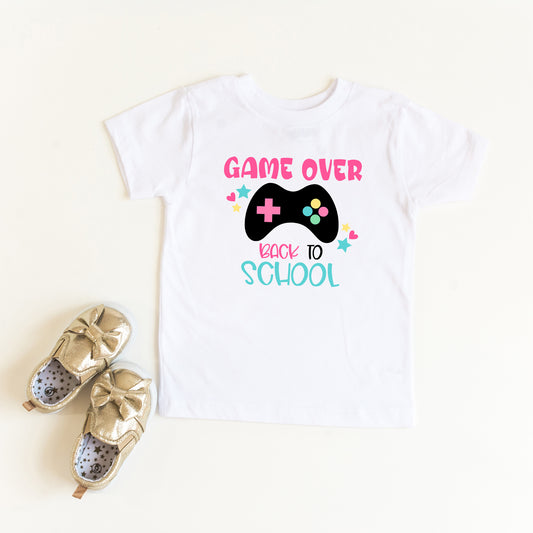 Game Over Back To School | Toddler Graphic Short Sleeve Tee