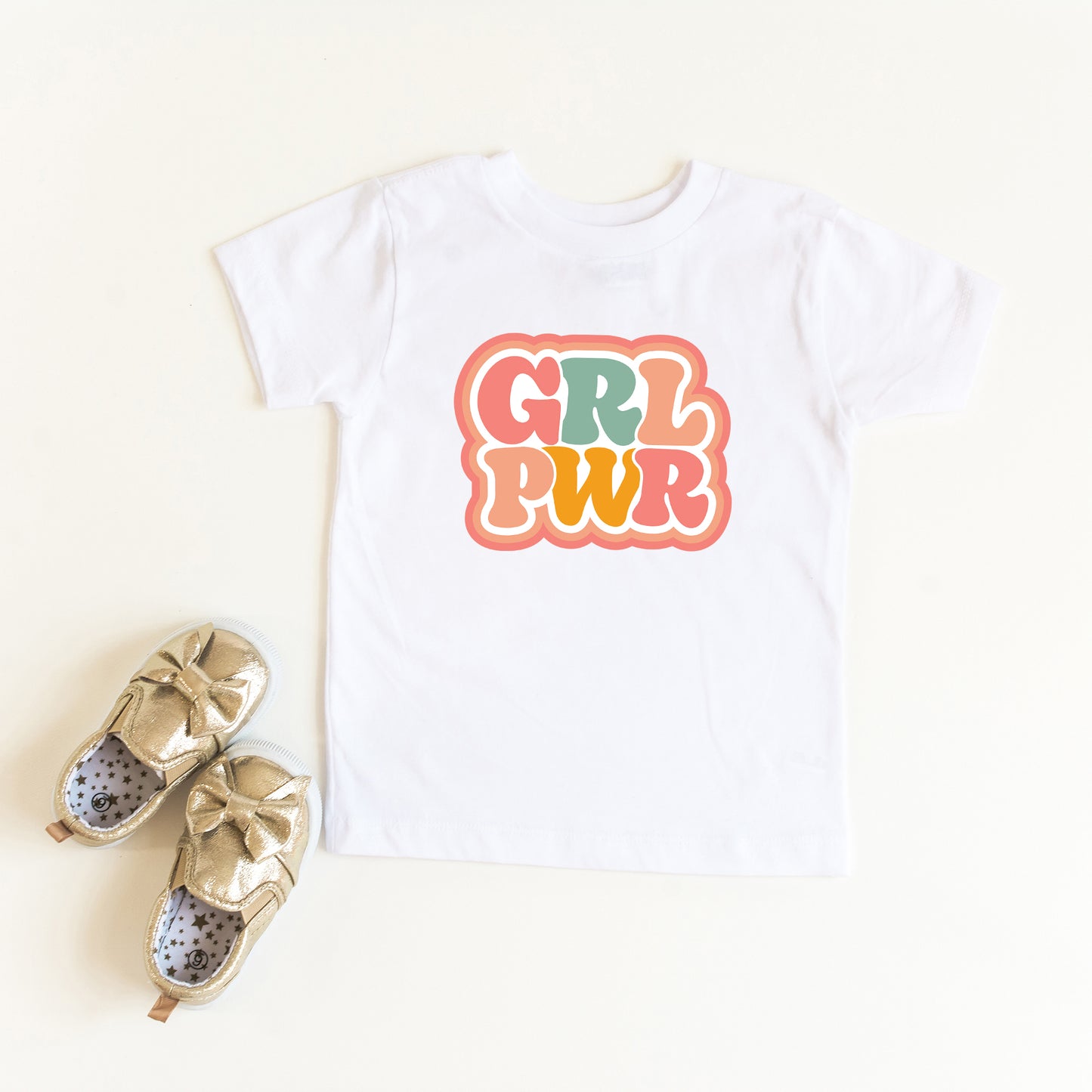 Girl Power Retro | Youth Graphic Short Sleeve Tee