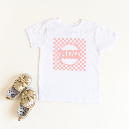 Checkered Mini | Toddler Graphic Short Sleeve Tee