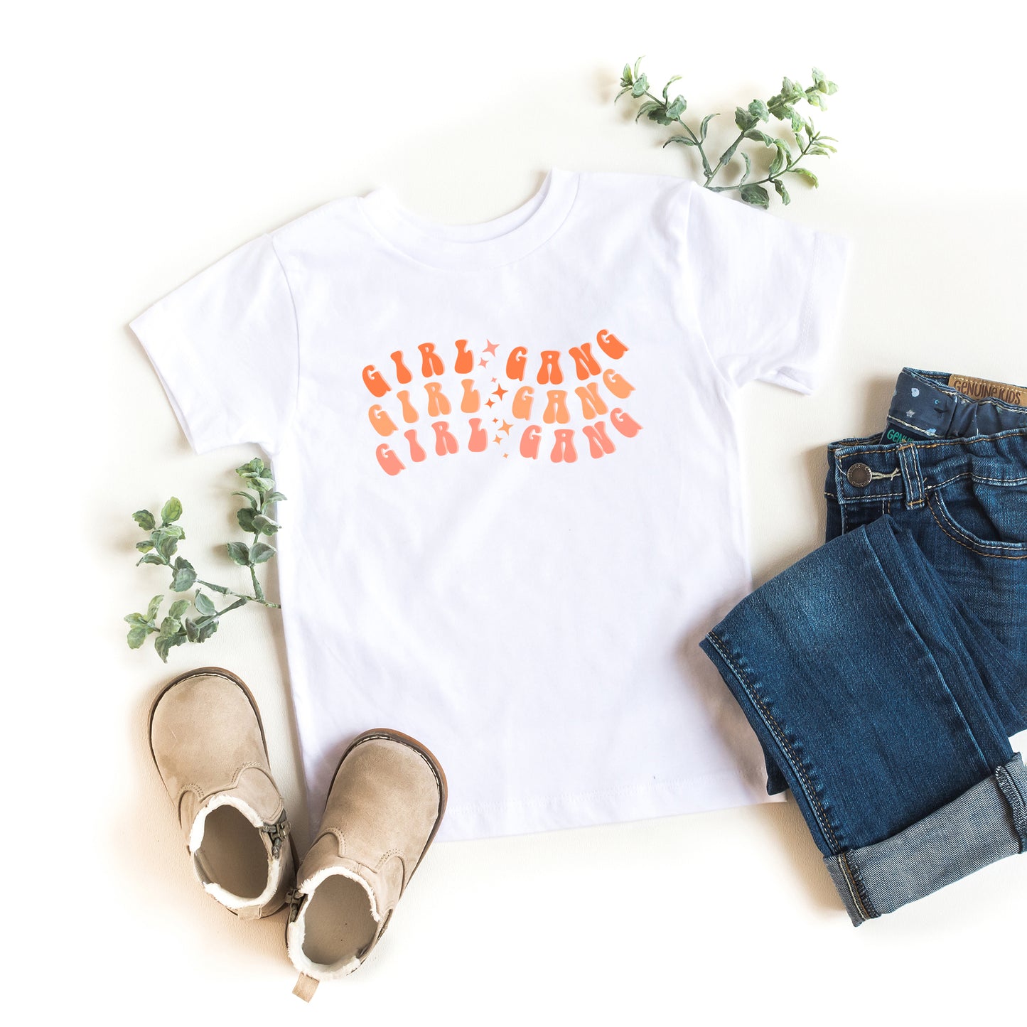 Girl Gang Wavy | Toddler Graphic Short Sleeve Tee