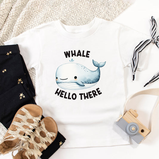 Whale Hello There | Youth Graphic Short Sleeve Tee