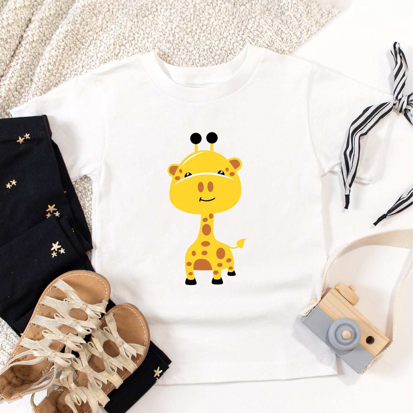 Giraffe Colorful | Toddler Graphic Short Sleeve Tee