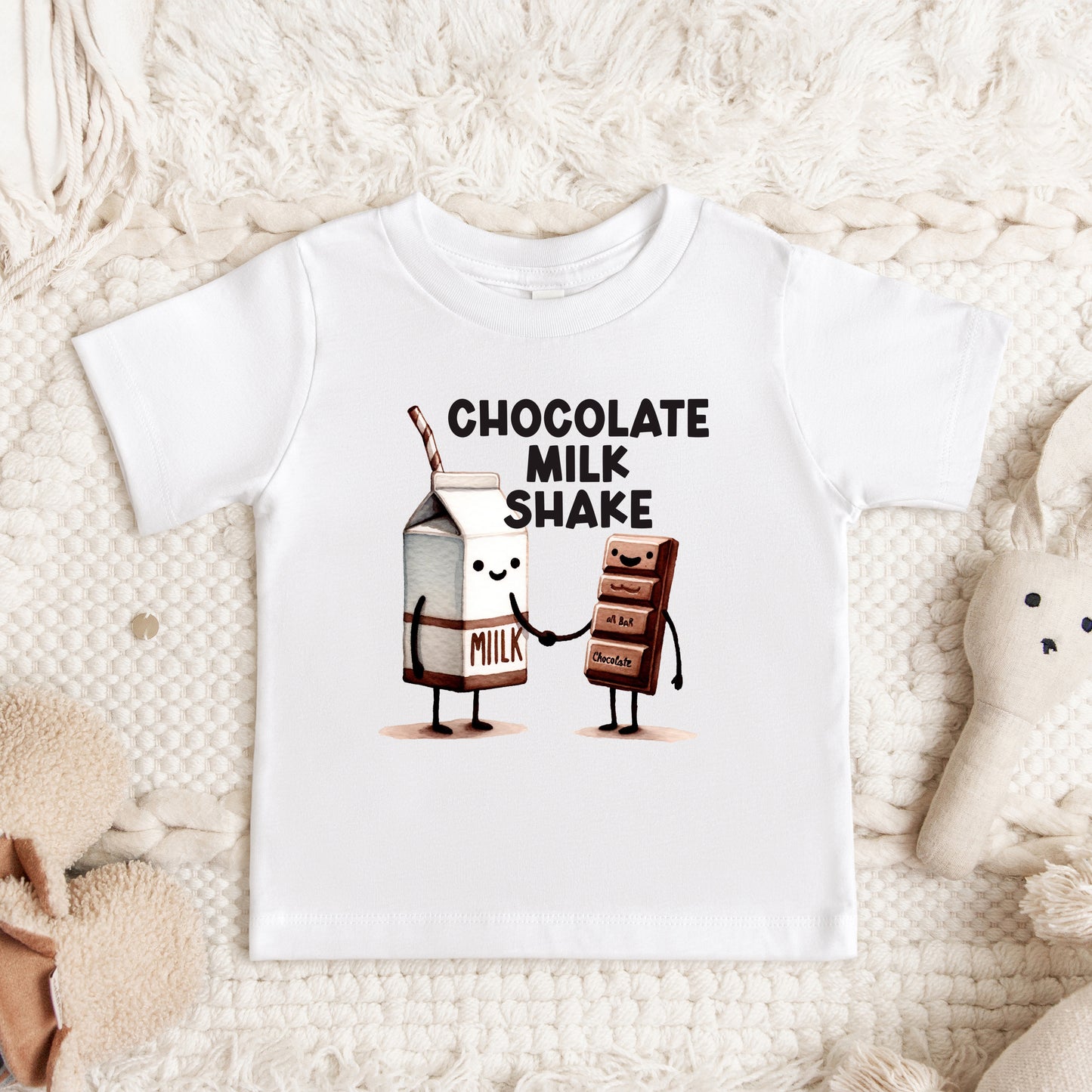 Chocolate Milk Shake | Toddler Graphic Short Sleeve Tee