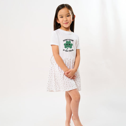 Cutest Clover | Toddler Graphic Dress