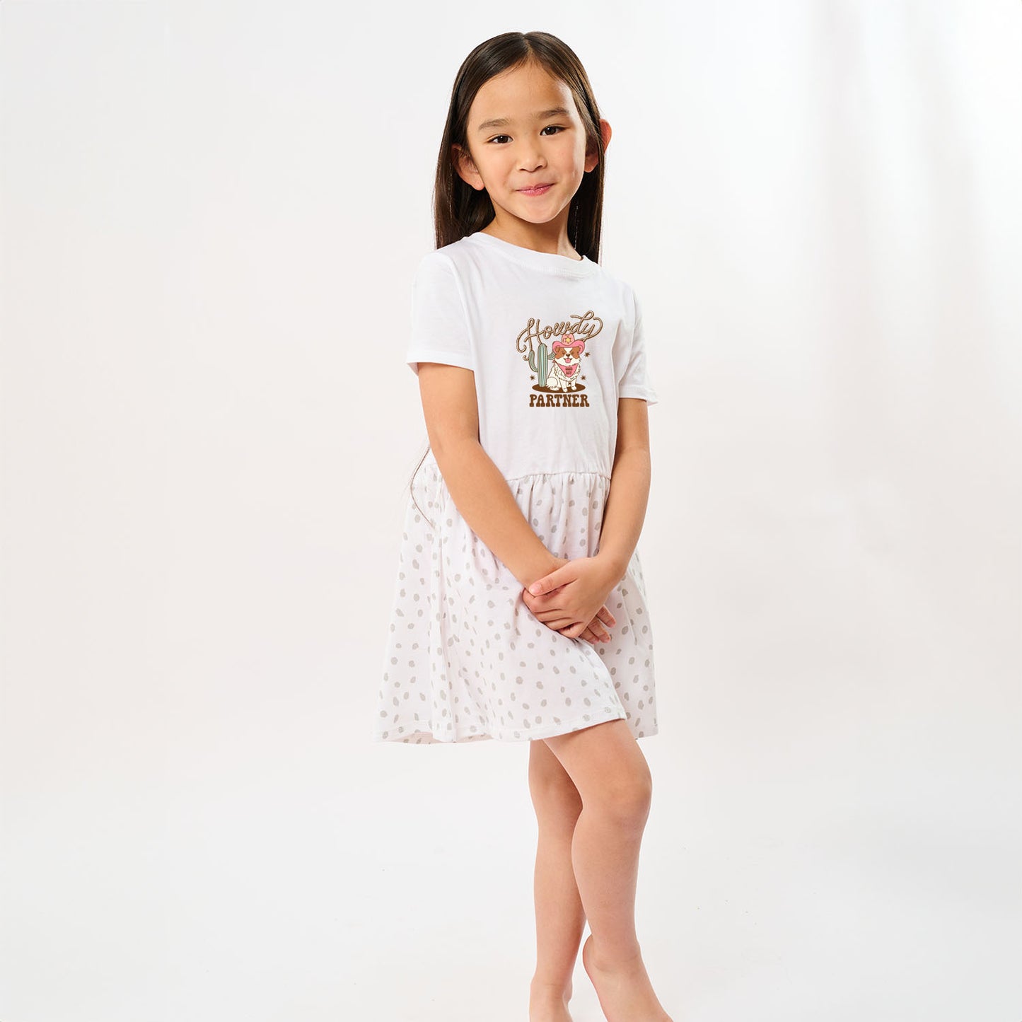 Howdy Partner Dog | Toddler Graphic Dress