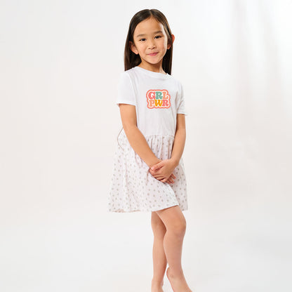 Girl Power Retro | Toddler Graphic Dress