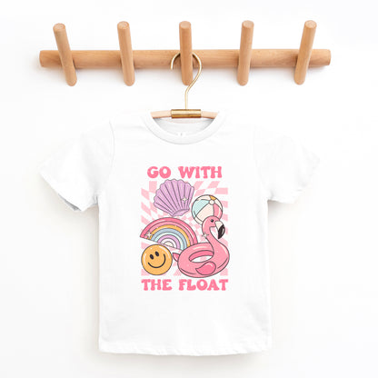 Go With The Float Pink | Toddler Graphic Short Sleeve Tee