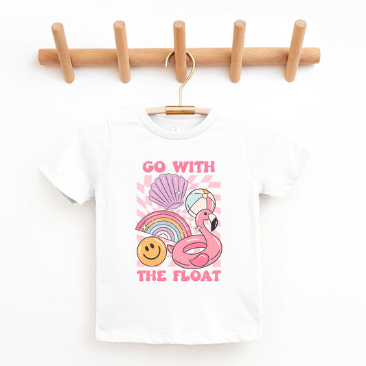 Go With The Float Pink | Toddler Graphic Short Sleeve Tee