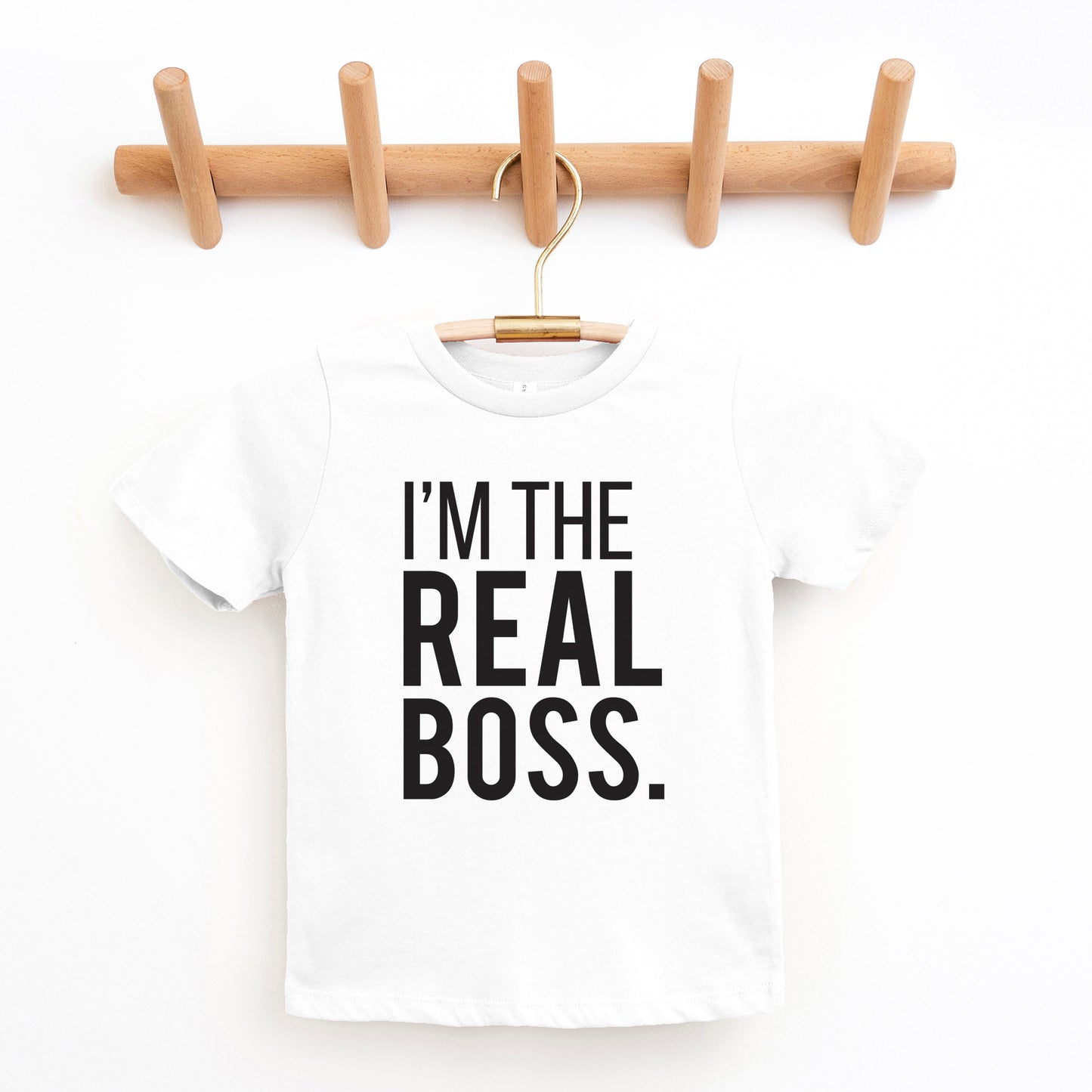 I'm The Real Boss | Youth Graphic Short Sleeve Tee