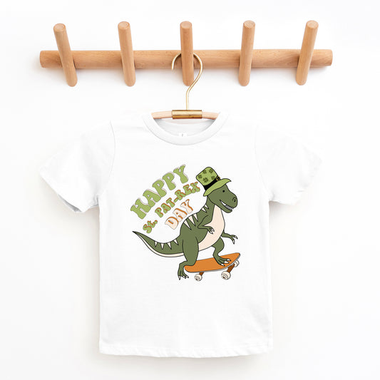 Happy St. Pat-Rex Day | Toddler Short Sleeve Crew Neck