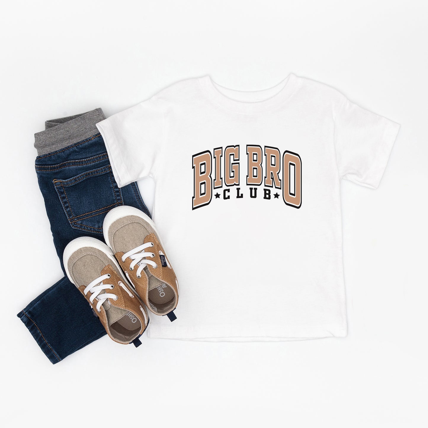 Big Bro Club Stars | Toddler Graphic Short Sleeve Tee