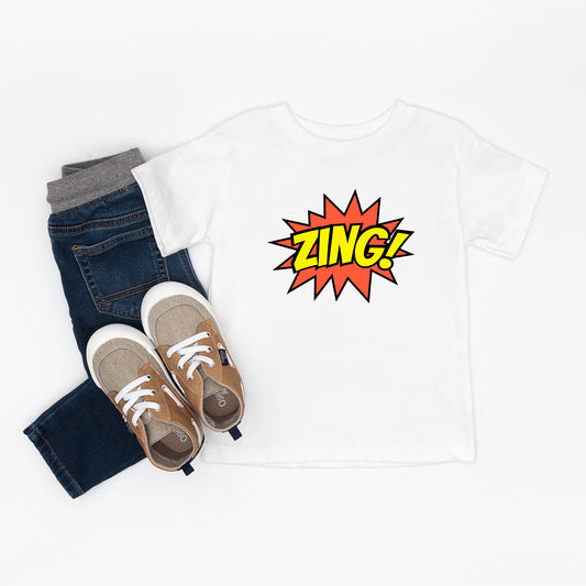 Comic Zing | Youth Graphic Short Sleeve Tee