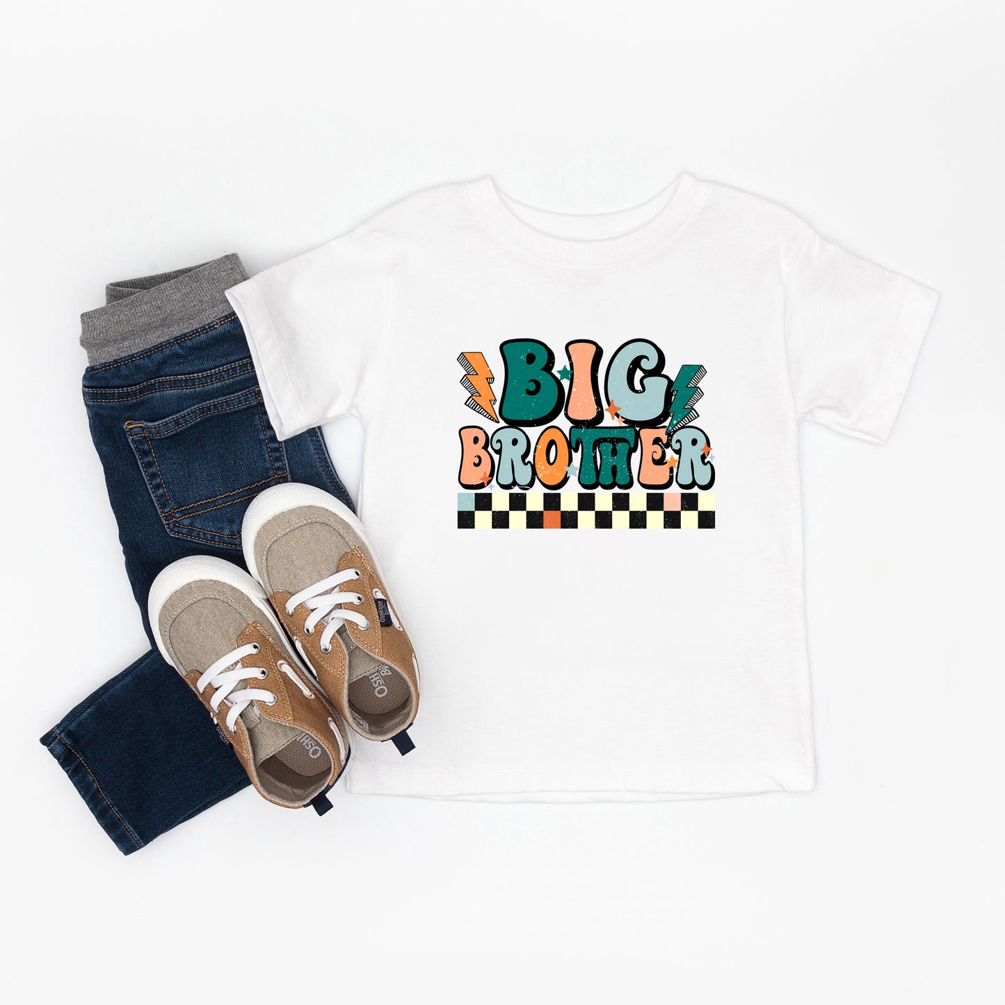 Big Brother Checkered | Youth Graphic Short Sleeve Tee