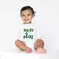 Happy Go Lucky Smiley Face | Baby Graphic Long Sleeve Onesie